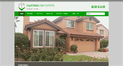 Desktop Screenshot of californiapaintexperts.com