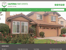 Tablet Screenshot of californiapaintexperts.com